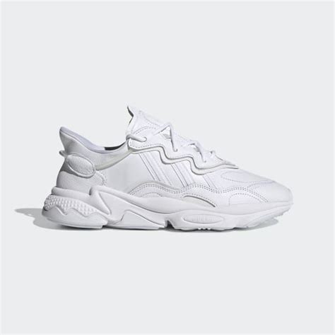 all white adidas ozweego|Adidas Ozweego white junior.